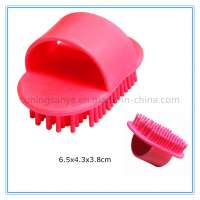 Dte0004 PVC Pet Body Massage Soft Shower Bath Brush