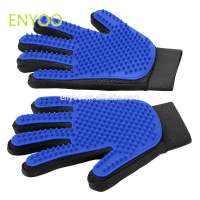 Massage Tool Efficient Pet Hair Remover Mitt Gentle Deshedding Brush Pet Grooming Glove