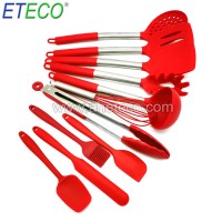 Amazon 12 PCS Set Non-Stick Cooking Silicone Kitchen Utensils